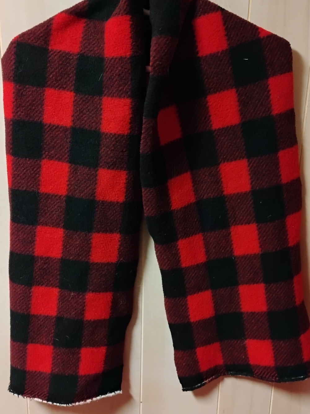 Red and Black Buffalo Plaid Scarf
